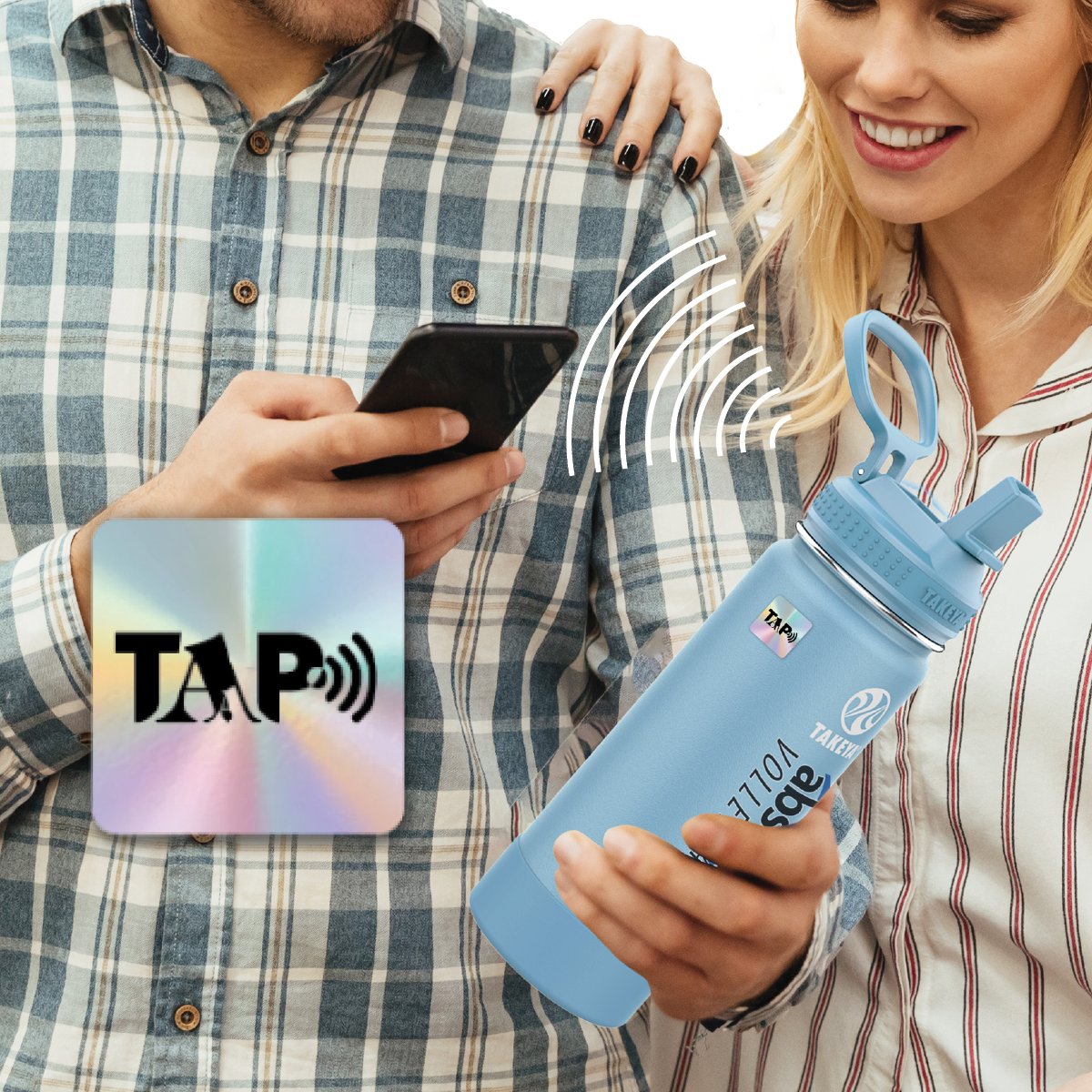 Tap sticker