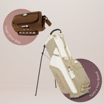Branded Tumi Golf Caddy & Gisusti Bag